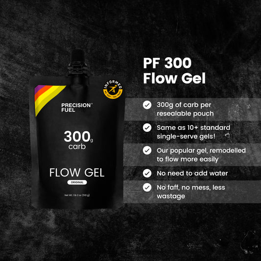 Precision Fuel 300g Carb, Flow Gel Original | 1 Pack