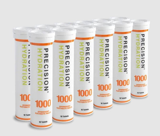 Precision Hydration Electrolytes 1000 | 12 Tubes (180 Effervescent Tablets)