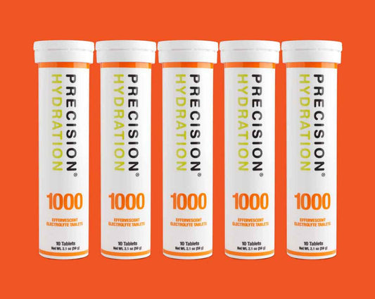 Precision Hydration Electrolytes 1000 | 5 Tubes (50 Effervescent Tablets)