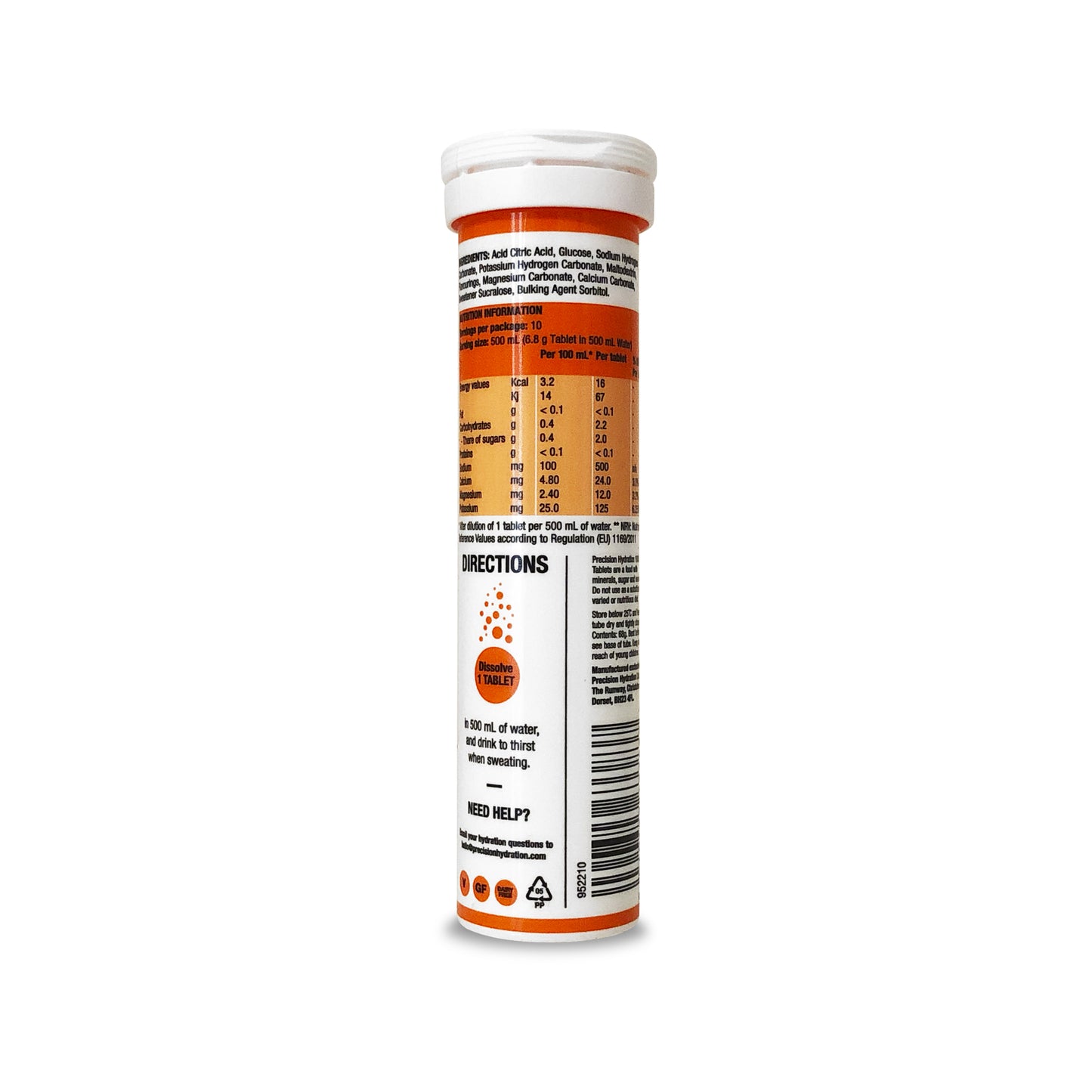 Precision Hydration 1000 | 1 Tube (10 Effervescent Tablets)