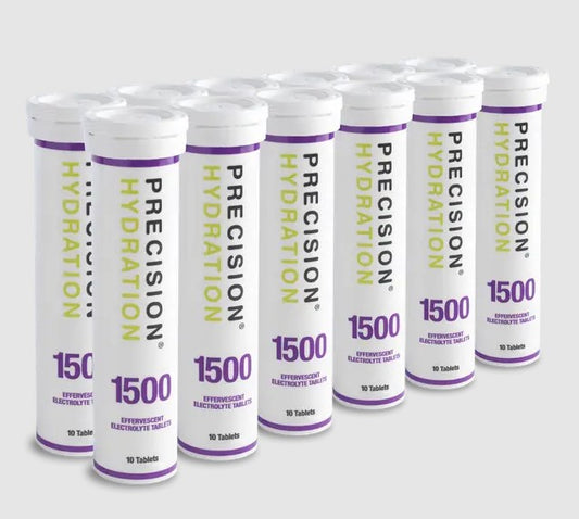 Precision Hydration Electrolytes 1500 | 12 Tubes (180 Effervescent Tablets)