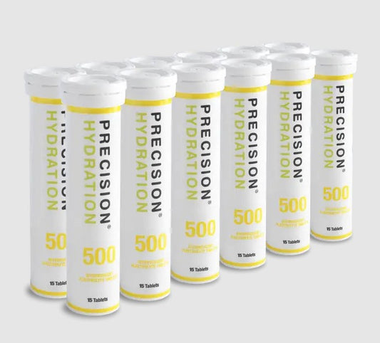 Precision Hydration Electrolytes 500 | 12 Tubes (180 Effervescent Tablets)