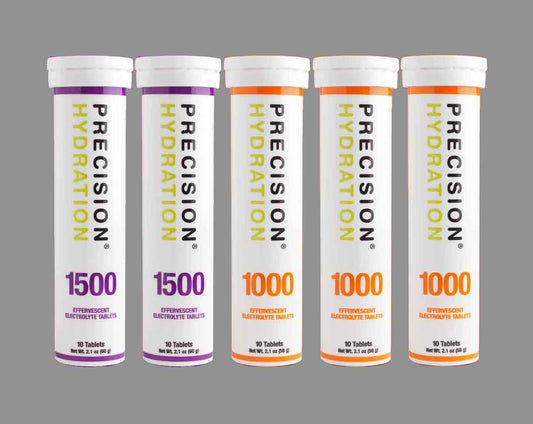 Precision Hydration Electrolytes 1500 & 1000 Mix | 5 Tubes (50 Effervescent Tablets)